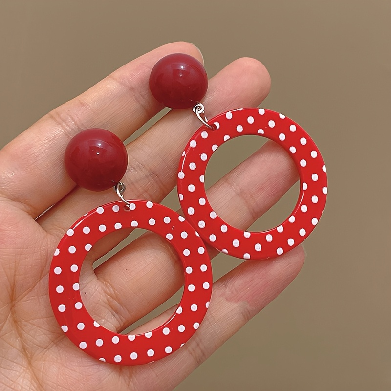Polka Dot Earrings for Women